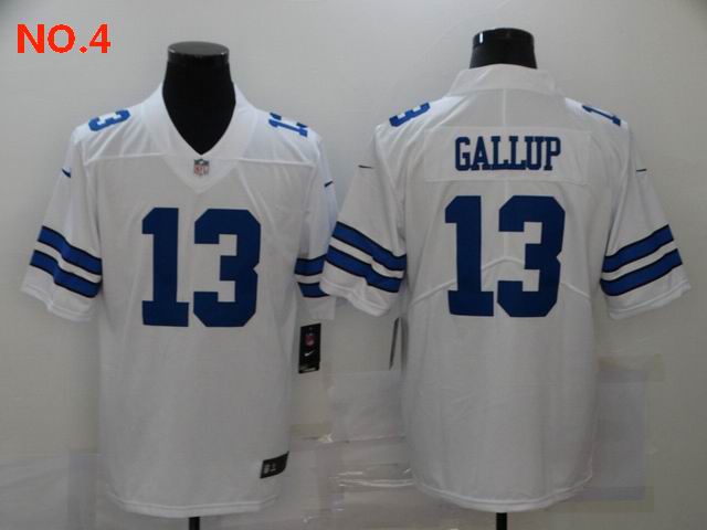 Men's Dallas Cowboys #13 Michael Gallup Jerseys NO.4;